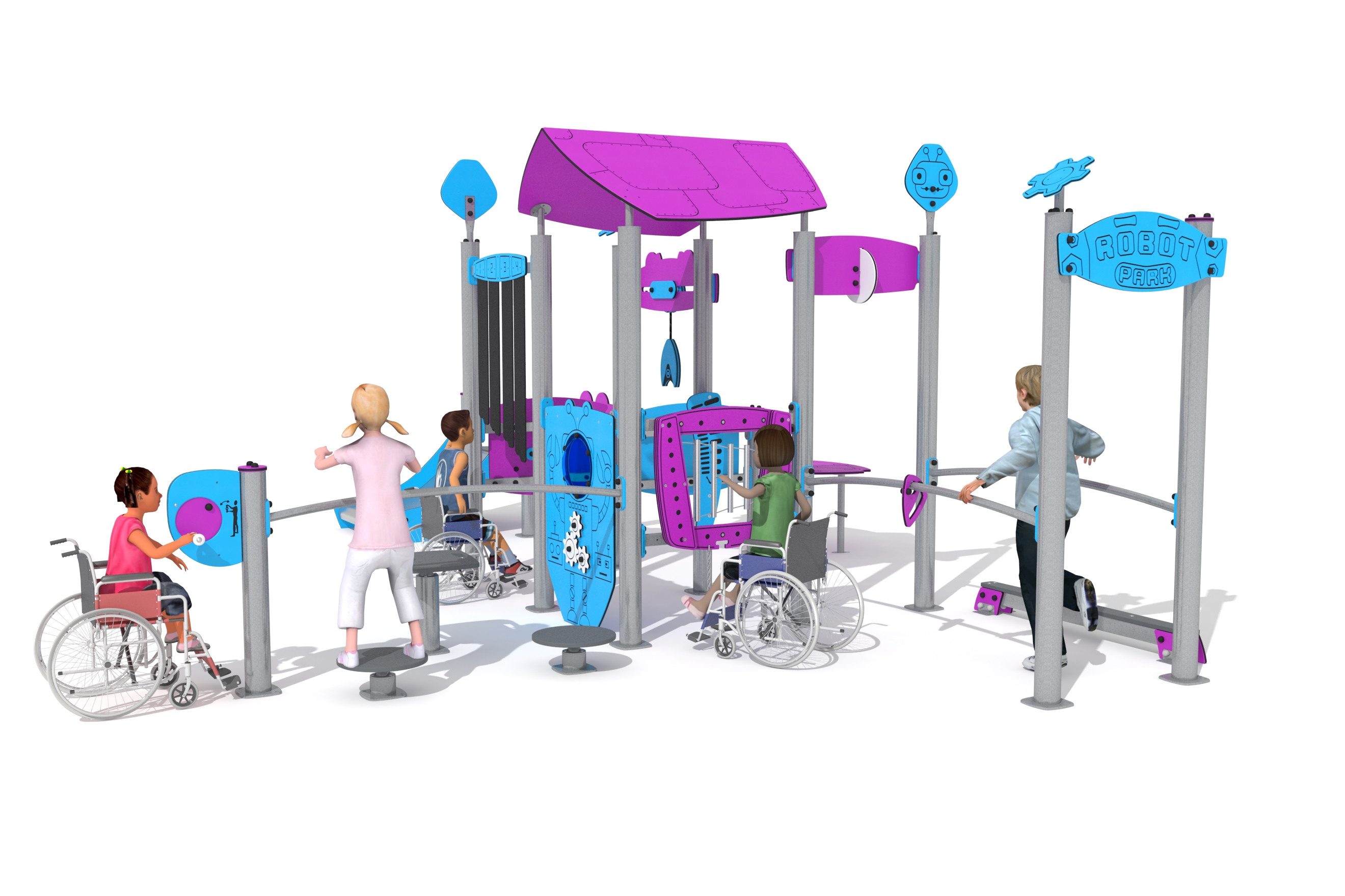Motorikspielanlage Roboterpark