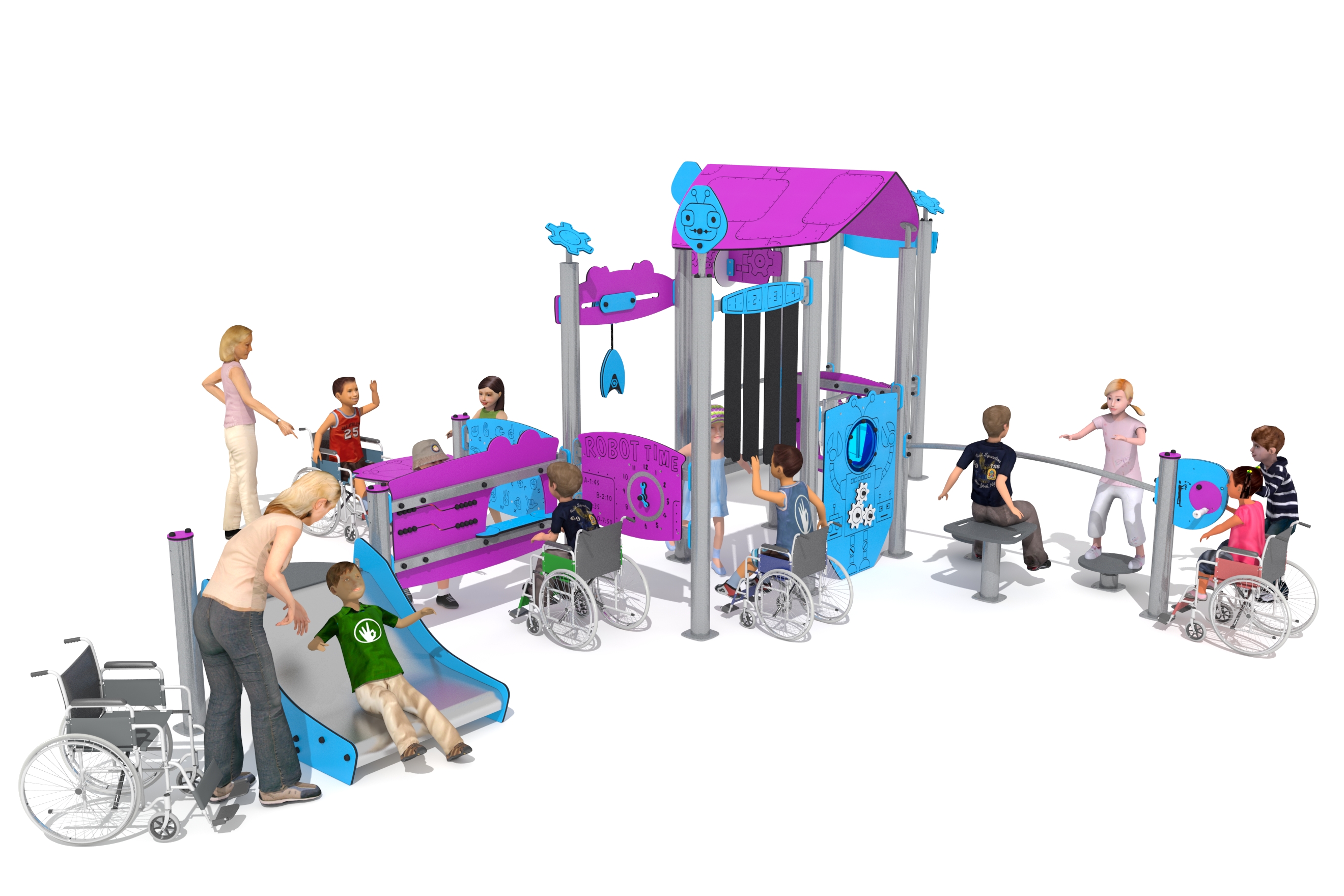 Motorikspielanlage Roboterpark