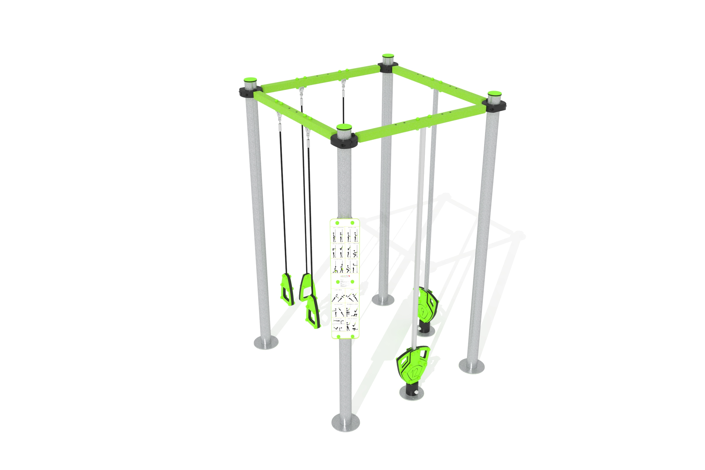 Kraftstation Quadrat