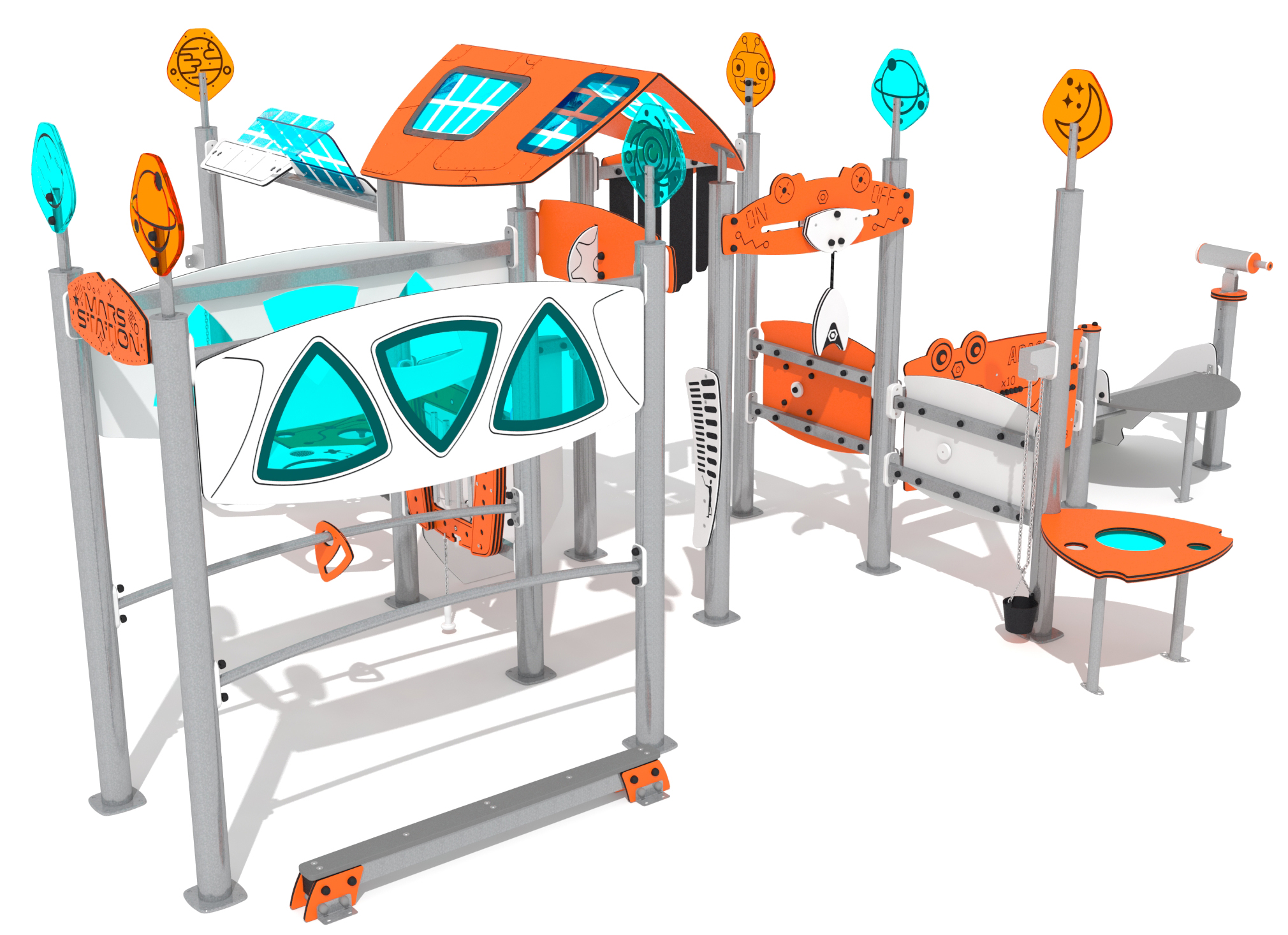 Motorikspielanlage Marsmission