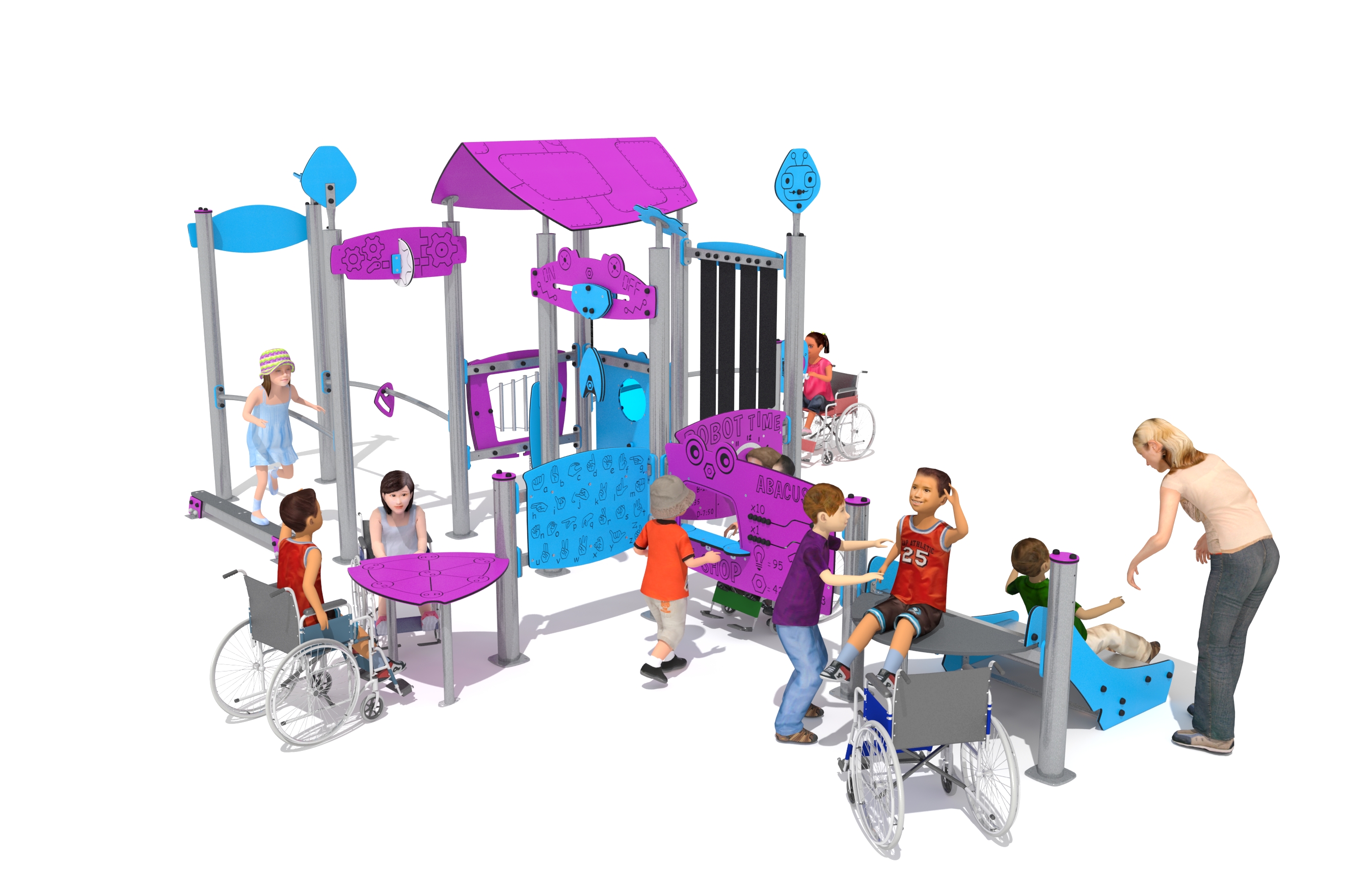 Motorikspielanlage Roboterpark